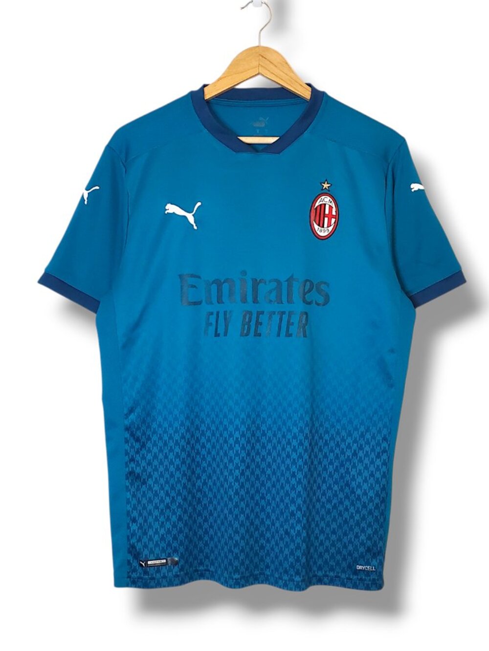 Puma AC Milan Soccer Jersey Green Size L